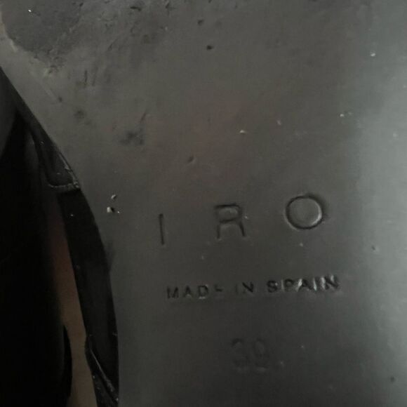 IRO Black Boots Sz 39/8 - Picture 6 of 8